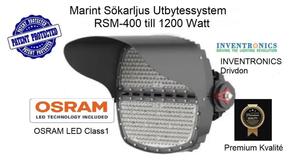 LED-konvertering sökarljus