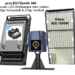 Zenith 360-Motoriserad LED Strålkastare